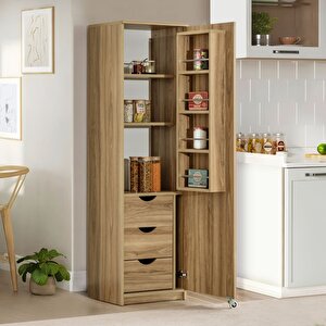 Kiler, Blesk Almila Tek Kapılı Mutfak Dolabı - Erzak Dolabı