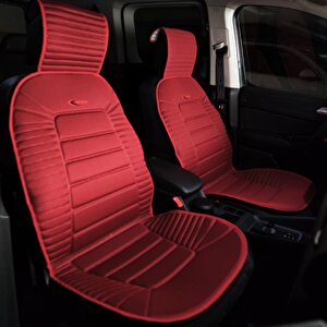 Fiat B R A V O Active Oto Koltuk Minderi Ön 2 Li Set Kırmızı Bumerang Scr