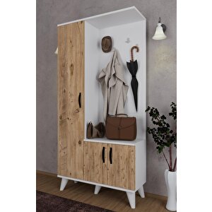 Mercan Ayakkabılık Portmanto Çok Amaçlı Ayakkabılık