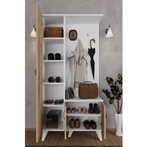 Mercan Ayakkabılık Portmanto Çok Amaçlı Ayakkabılık