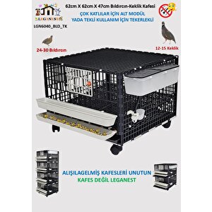 62cm X 62cm X 47cm 25-30ad. Bıldırcın Kapasiteli Lgn6040_bld_tk