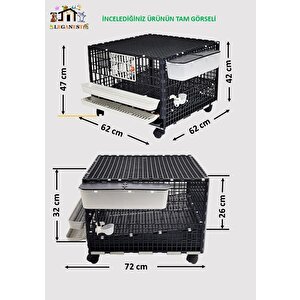 62cm X 62cm X 47cm 25-30ad. Bıldırcın Kapasiteli Lgn6040_bld_tk