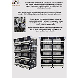 62cm X 62cm X 47cm 25-30ad. Bıldırcın Kapasiteli Lgn6040_bld_tk