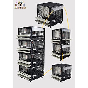 62cm X 62cm X 67cm Tavuk, Bantam, Piliç, Keklik, Ördek, Düz Tabanli Kafes Lgn60_tvdz_tk