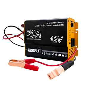Akü Şarj Cihazı Ac-dc 12v - 20a Tüm Akülerle Uyumlu (2 Yıl Garanti)