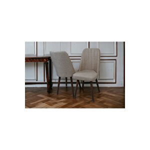 Karba 2 Adet Ahşap Pinoteks Ayaklı Üst Kalite Mutfak Sandalyesi, Yemek Sandalyesi, Salon Sandalyesi