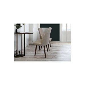 Karba 2 Adet Ahşap Pinoteks Ayaklı Üst Kalite Mutfak Sandalyesi, Yemek Sandalyesi, Salon Sandalyesi