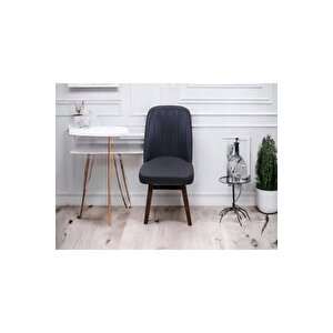 Karba 1 Adet Ahşap Pinoteks Ayaklı Üst Kalite Mutfak Sandalyesi, Yemek Sandalyesi, Salon Sandalyesi