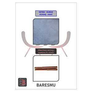 Karba 3 Adet Ahşap Pinoteks Ayaklı Üst Kalite Mutfak Sandalyesi, Yemek Sandalyesi, Salon Sandalyesi