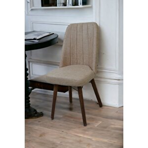 Karba 1 Adet Ahşap Pinoteks Ayaklı Üst Kalite Mutfak Sandalyesi, Yemek Sandalyesi, Salon Sandalyesi