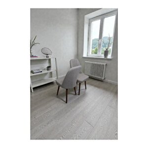 Hasa 2 Adet Sandalye – Ahşap Ayaklı, Ergonomik, Rahat Oturumlu Modern Mutfak Ve Yemek Sandalyesi Krem