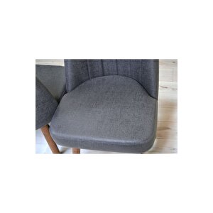 Karba 4 Adet Ahşap Pinoteks Ayaklı Üst Kalite Mutfak Sandalyesi, Yemek Sandalyesi, Salon Sandalyesi