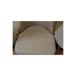 Karba 4 Adet Ahşap Pinoteks Ayaklı Üst Kalite Mutfak Sandalyesi, Yemek Sandalyesi, Salon Sandalyesi