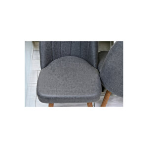 Karba 3 Adet Ahşap Pinoteks Ayaklı Üst Kalite Mutfak Sandalyesi, Yemek Sandalyesi, Salon Sandalyesi