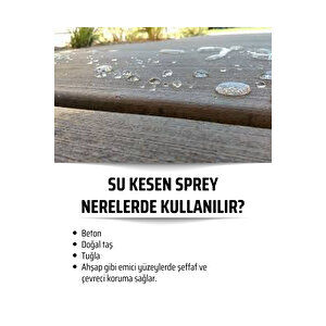 Nano Kristalli Şeffaf Su Yalıtım Spreyi – Su Kesen – 1 Kg