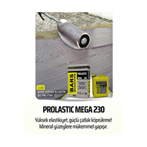 Prolastıc Mega 230 – Yüzey Aderansı Güçlü, Gri Renkli Su Yalıtım Malzemesi 30 Kg Set
