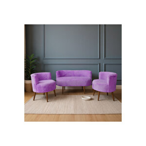 Sydney Modern Koltuk Takımı | Modern İskandinav Tarzı | Welsoft Yumuşak Kumaş | Li̇la