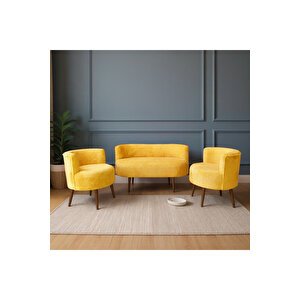 Sydney Modern Koltuk Takımı | Modern İskandinav Tarzı | Welsoft Yumuşak Kumaş | Sari