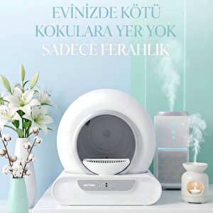 NEUTRON Yeni Nesil Akıllı Kedi Tuvaleti, Otomatik Kedi Tuvaleti, NTL-PW-65BW