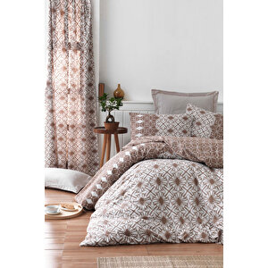 Çift Kişilik Ranforce Nevresim Takımı %100 Pamuklu Güneş