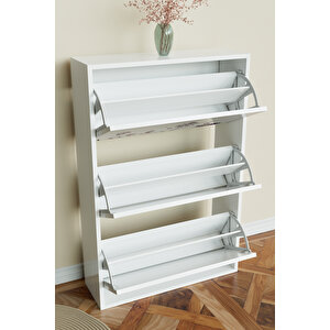 "floral" 3 Bölmeli Liovian Düşer Kapak Ayakkabılık