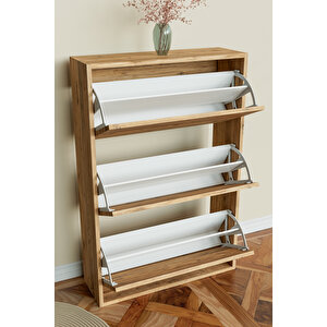 3 Bölmeli Liovian Düşer Kapak Ayakkabılık