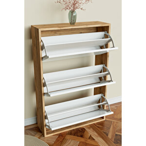 3 Bölmeli Liovian Düşer Kapak Ayakkabılık