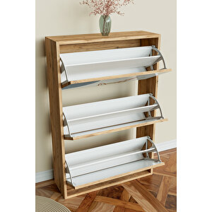 "minimal Leaf" 3 Bölmeli Liovian Düşer Kapak Ayakkabılık