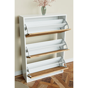 3 Bölmeli Liovian Düşer Kapak Ayakkabılık