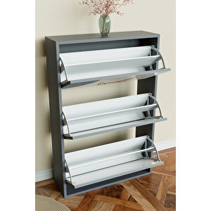 "minimal Leaf" 3 Bölmeli Liovian Düşer Kapak Ayakkabılık