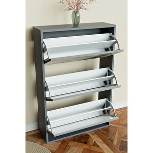 "aqua Haze" 3 Bölmeli Liovian Düşer Kapak Ayakkabılık