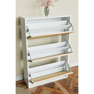 3 Bölmeli Liovian Düşer Kapak Ayakkabılık