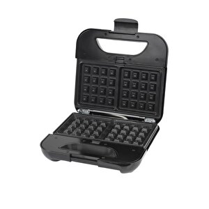 Zln4704 | 3'ü 1 Arada Waffle & Tost Makinesi 800 Watt