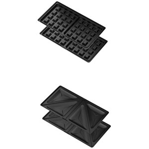 Zln4704 | 3'ü 1 Arada Waffle & Tost Makinesi 800 Watt