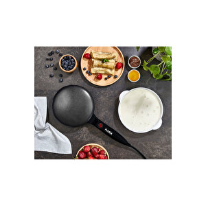 Zln7910 Elektrikli Krep Makinesi | 700w | Yapışmaz Yüzey | Otomatik Sıcaklık Kontrolü | Bpa Free