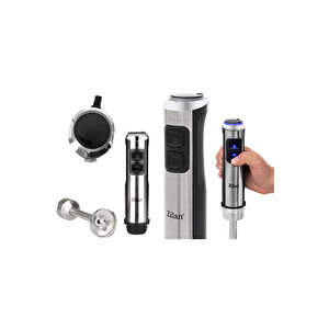 Zln3994 | Dikey El Blender | 1200w | 2 Hız Ayarı | Turbo Fonksiyonu | Paslanmaz Çelik Bıçaklar