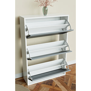 3 Bölmeli Liovian Düşer Kapak Ayakkabılık