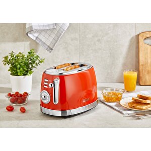 Zln7040 Elektrikli Ekmek Kızartma Makinası Retro