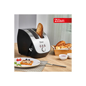 Zln2690 | Ekmek Kızartma Makinesi | 2 Geniş Dilim | 6 Kademeli | Yeniden Isıtma | Buz Çözme| 1000w