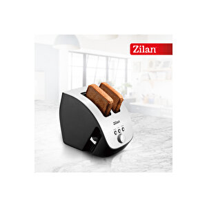 Zln2690 | Ekmek Kızartma Makinesi | 2 Geniş Dilim | 6 Kademeli | Yeniden Isıtma | Buz Çözme| 1000w
