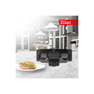 Zln4021 Tost Ve Sandviç Makinesi | 1600w | Çift Taraflı | Yapışmaz Kaplama | Çıkarılabilir Plakalar
