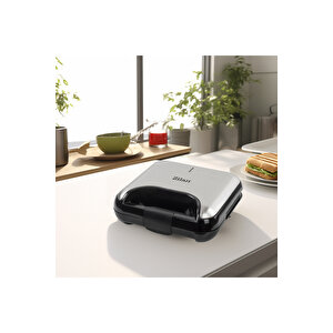 Zln3932 | 5 In 1 Tost Ve Sandviç Makinesi | Değiştirilebilir Plaka | Tost Izgara Waffle Sandviç