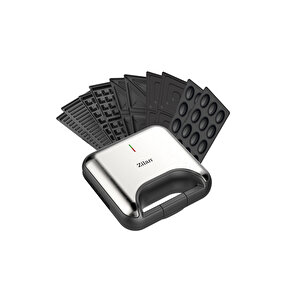 Zln3932 | 5 In 1 Tost Ve Sandviç Makinesi | Değiştirilebilir Plaka | Tost Izgara Waffle Sandviç