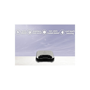 Zln3932 | 5 In 1 Tost Ve Sandviç Makinesi | Değiştirilebilir Plaka | Tost Izgara Waffle Sandviç