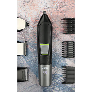 Zln8757 | Saç Sakal 11'in 1 Tıraş Makinesi | Achilles | Hızlı Şarj | Led Kablolu | Kablosuz