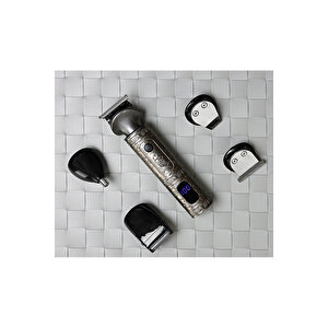 Zln8665 | 16'in 1 Saç Sakal Vücut Tıraş Makinesi | Apollon | Hızlı Şarj | Led | Kablolu | Kablosuz