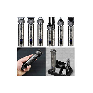 Zln8665 | 16'in 1 Saç Sakal Vücut Tıraş Makinesi | Apollon | Hızlı Şarj | Led | Kablolu | Kablosuz