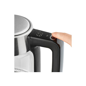 Zln8955 | Dijital Cam Su Isıtıcı | 1.7 L. | 2200w | Kattle | Ayarlanabilir Isı | Çift Cam Tasarım