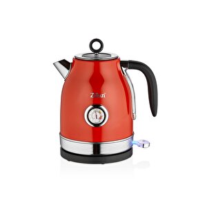 Zln7033 | Retro Su Isıtıcısı | 1,7l Kapasite Katlle | 2200w | Şık Kırmızı Retro Tasarım