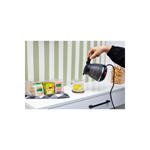 Zln1986 Su Isıtıcı | 0,5 L. | 750w Katlanabilir Mini Seyahat Kattle | Paslanmaz Çelik Tabanı